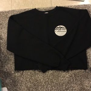 John Galt/ Brandy Melville Cut-off Sweatshirt